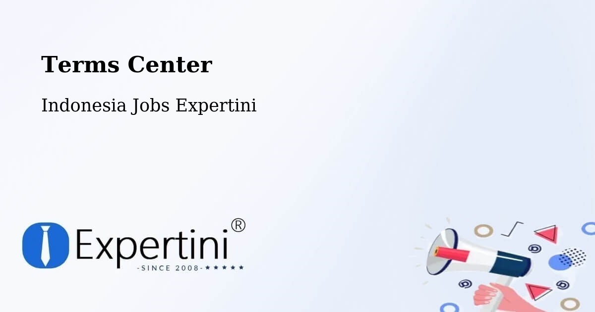 Terms of Service – Depok - Indonesia Jobs Expertini